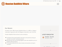 Tablet Screenshot of hbvihara.org
